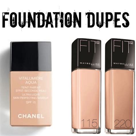 chanel foundation dupe|chanel face wash dupe.